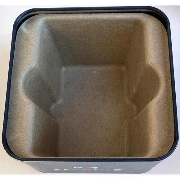 2017 Christmas Holiday Fossil Watch Holder ONLY Metal Tin Box Cases 2.75" Tall - Picture 12 of 15